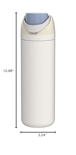 Owala FreeSip Insulated Stainless Steel Water Bottle with Straw for Sports, Travel, and School BPA-Free Sports Water Bottle, 32 oz, Beach House