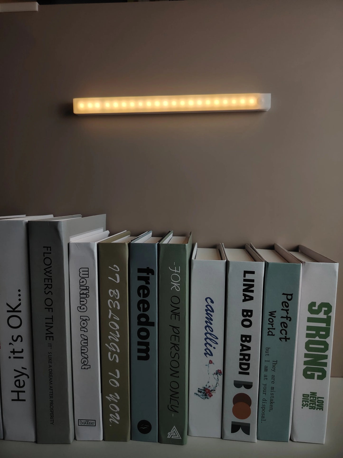 LED Bar Light Motion Sensor Night light Wireless Under Cabinet Lights For Kitchen Closet Cabinet Wardrobe Lighting Cabinet Light