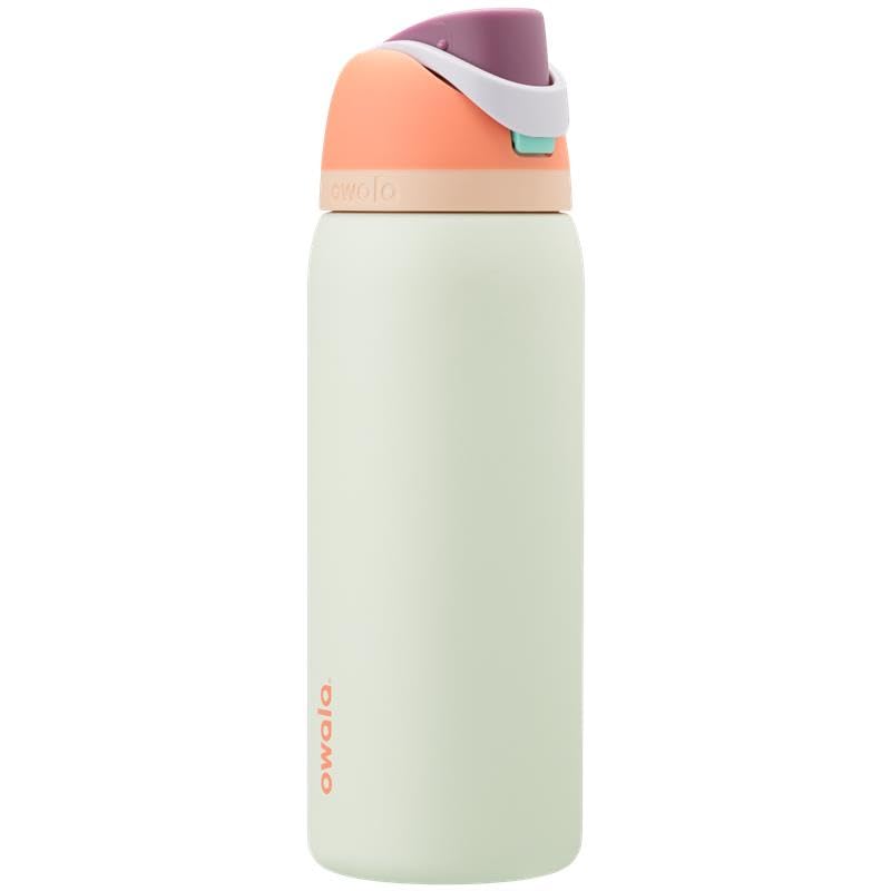 Owala FreeSip Insulated Stainless Steel Water Bottle with Straw for Sports, Travel, and School BPA-Free Sports Water Bottle, 32 oz, Beach House