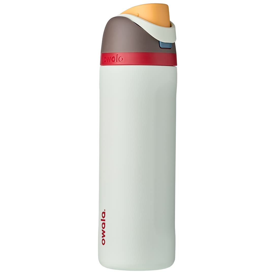 Owala FreeSip Insulated Stainless Steel Water Bottle with Straw for Sports, Travel, and School BPA-Free Sports Water Bottle, 32 oz, Beach House