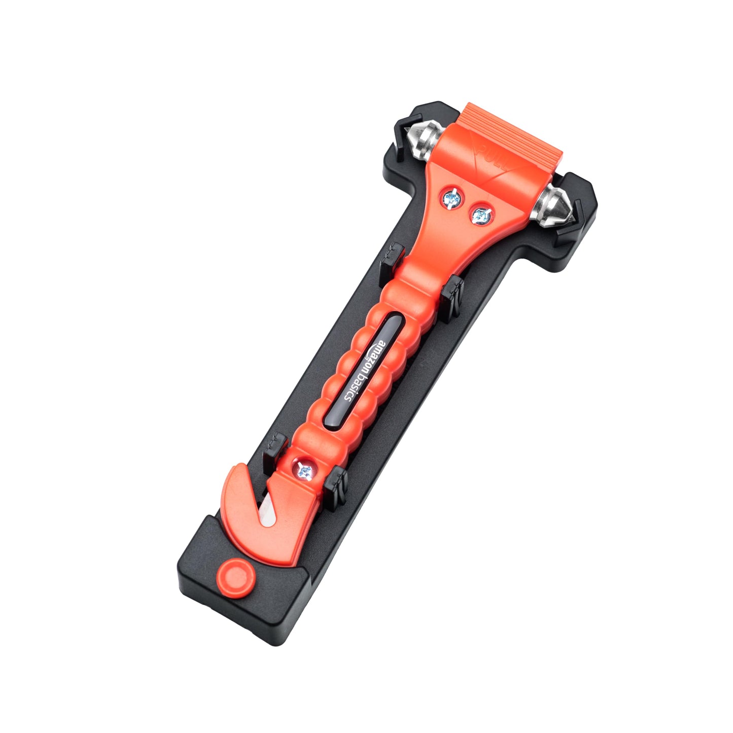 Amazon Basics Emergency Seat Belt Cutter and Window Hammer Tool, Car Accessories, 2 Pack, SW-835
