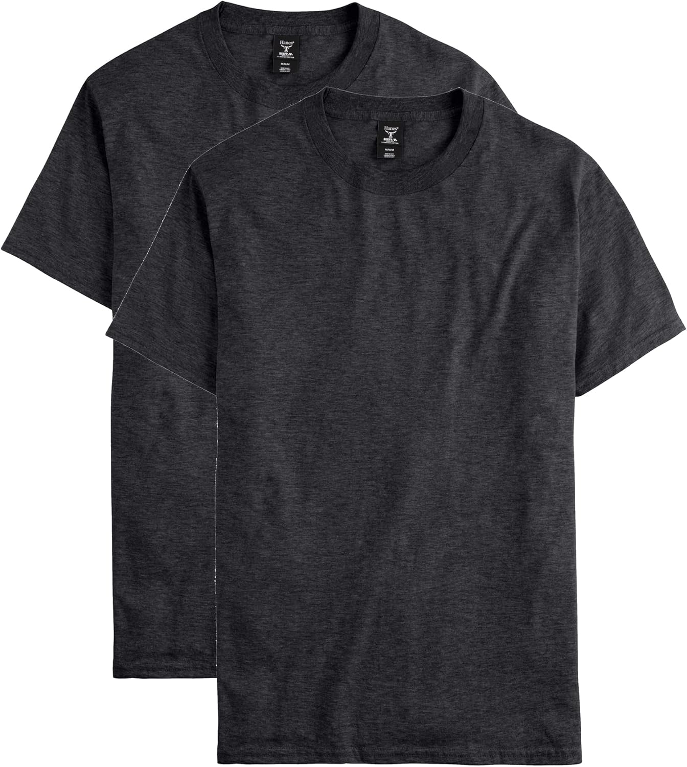 Hanes Men's Beefy-t T-Shirt, Heavyweight Cotton Tee, 1 Or 2 Pack, Big & Tall