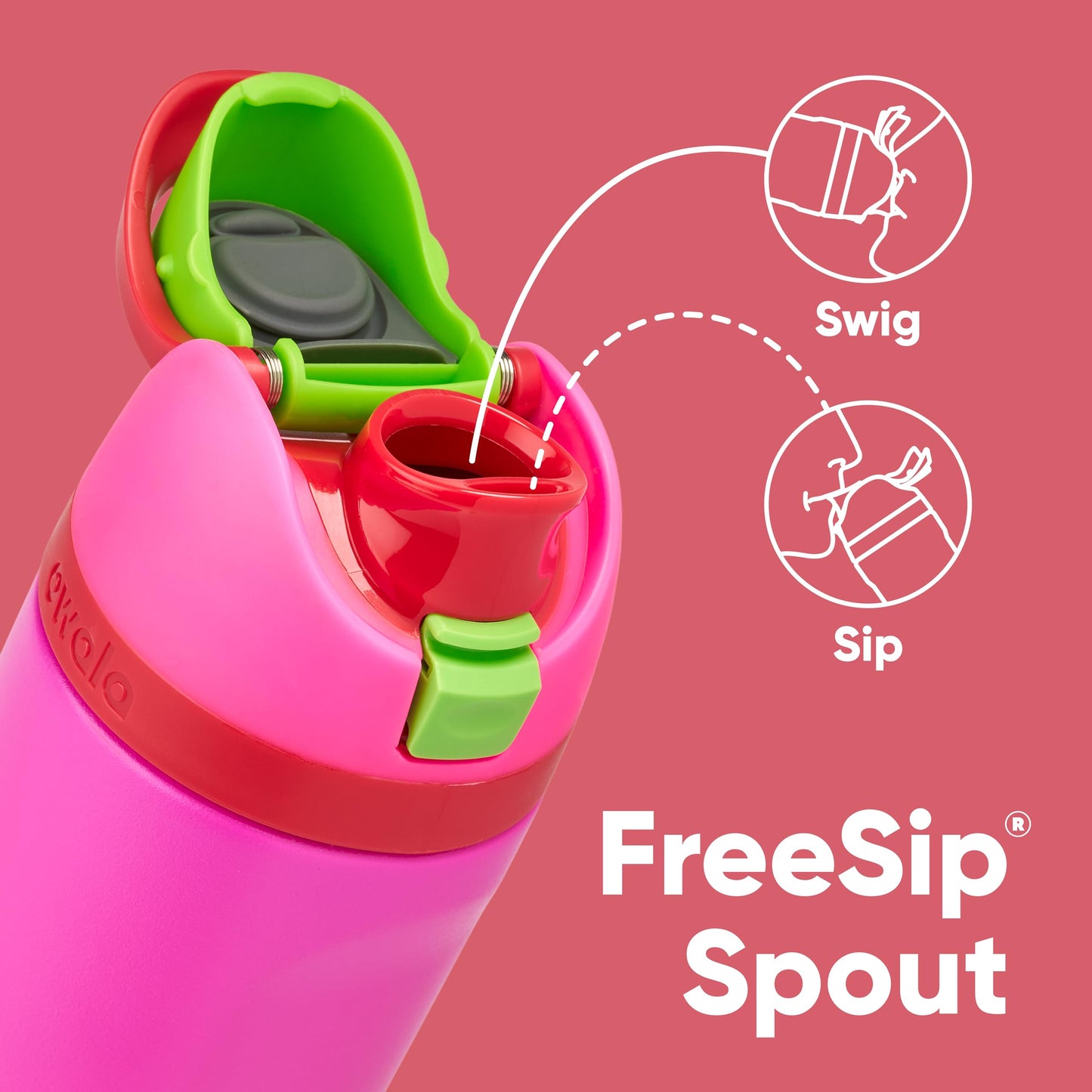 Owala FreeSip Insulated Stainless Steel Water Bottle with Straw for Sports, Travel, and School BPA-Free Sports Water Bottle, 32 oz, Beach House