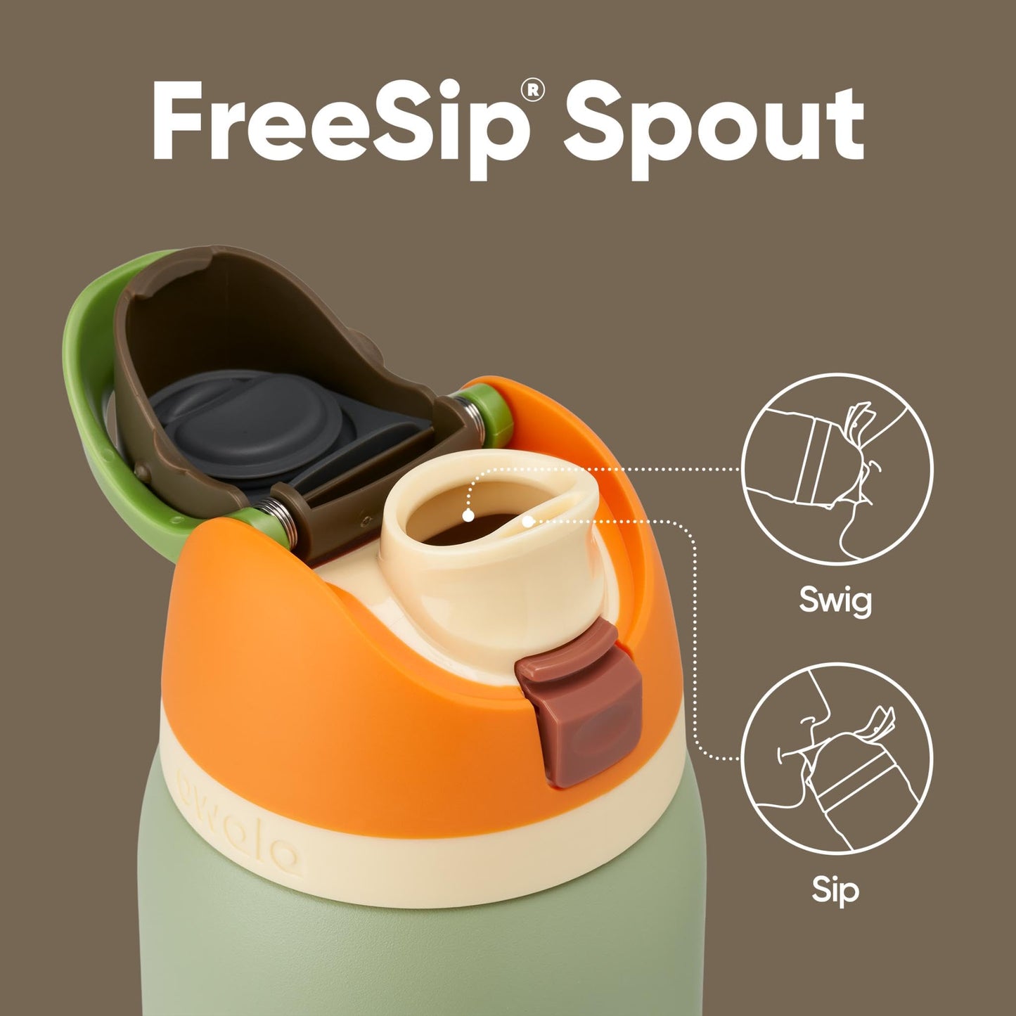 Owala FreeSip Insulated Stainless Steel Water Bottle with Straw for Sports, Travel, and School BPA-Free Sports Water Bottle, 32 oz, Beach House