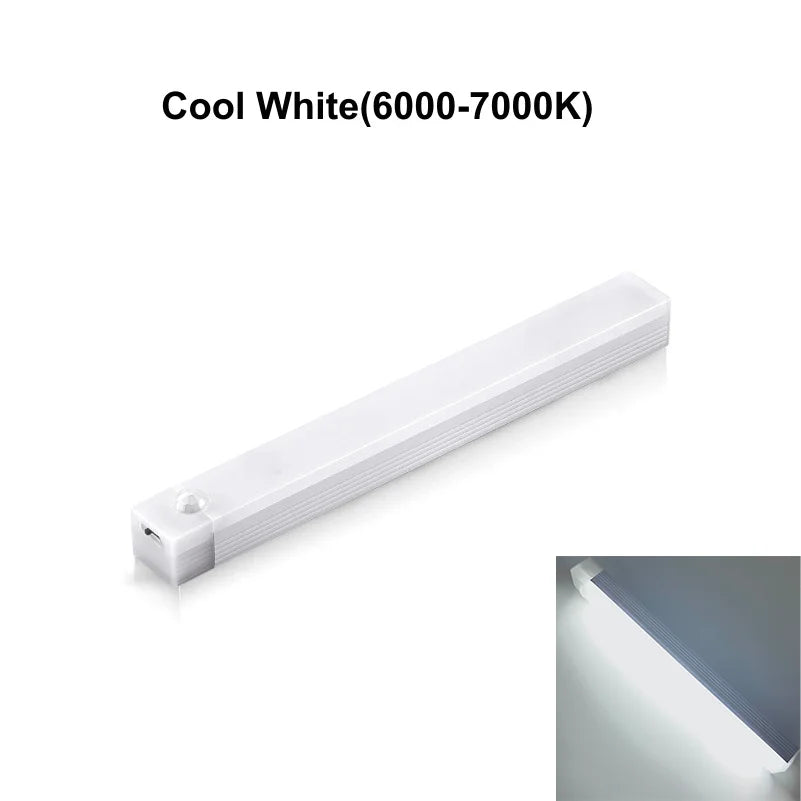 LED Bar Light Motion Sensor Night light Wireless Under Cabinet Lights For Kitchen Closet Cabinet Wardrobe Lighting Cabinet Light