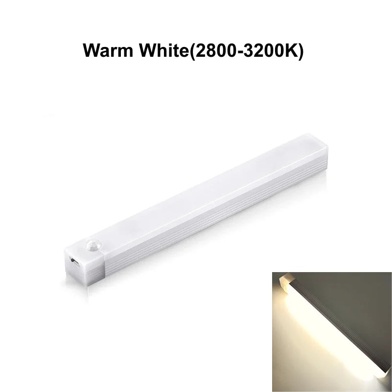 LED Bar Light Motion Sensor Night light Wireless Under Cabinet Lights For Kitchen Closet Cabinet Wardrobe Lighting Cabinet Light
