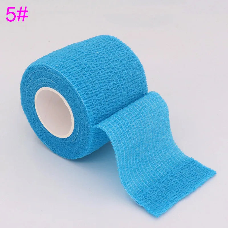 18 Colors Colorful Athletic Wrap Tape Self Adhesive Elastic Bandage Elastoplast Sports Protector Knee Finger Ankle Palm Shoulder