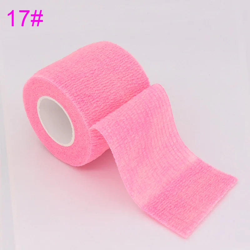 18 Colors Colorful Athletic Wrap Tape Self Adhesive Elastic Bandage Elastoplast Sports Protector Knee Finger Ankle Palm Shoulder