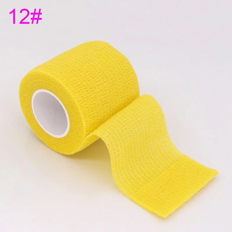 18 Colors Colorful Athletic Wrap Tape Self Adhesive Elastic Bandage Elastoplast Sports Protector Knee Finger Ankle Palm Shoulder