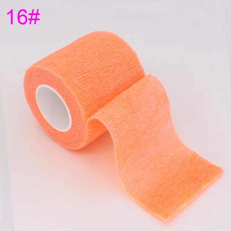 18 Colors Colorful Athletic Wrap Tape Self Adhesive Elastic Bandage Elastoplast Sports Protector Knee Finger Ankle Palm Shoulder