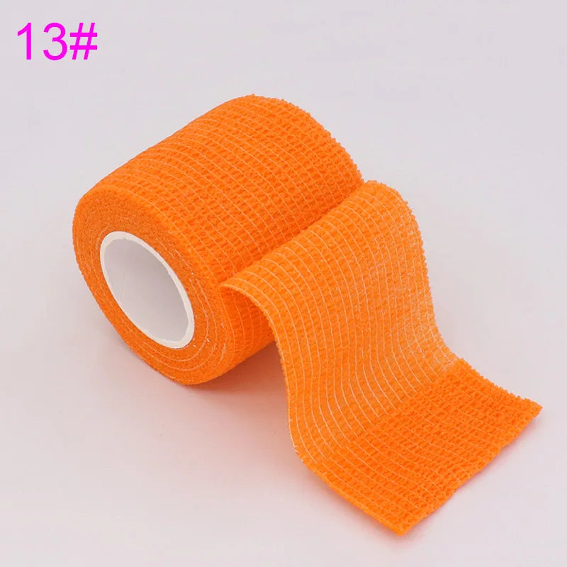 18 Colors Colorful Athletic Wrap Tape Self Adhesive Elastic Bandage Elastoplast Sports Protector Knee Finger Ankle Palm Shoulder