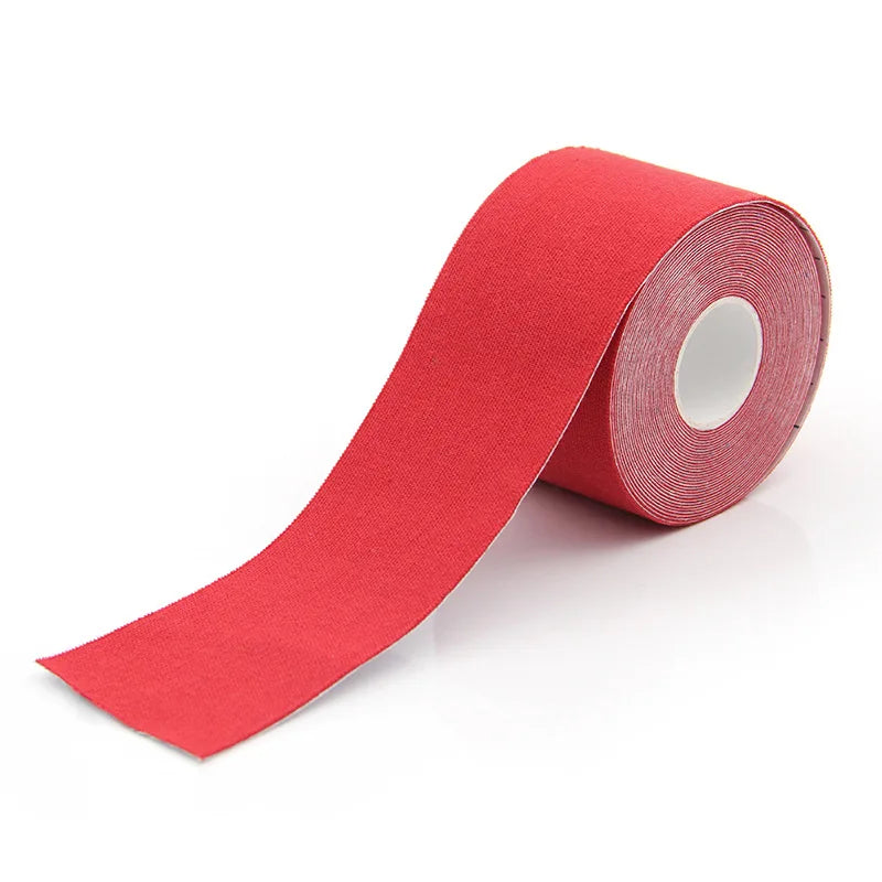 Kinesiology Tape Muscle Bandage Sports Cotton Elastic Adhesive Strain Injury Tape Knee Muscle Pain Relief Stickers