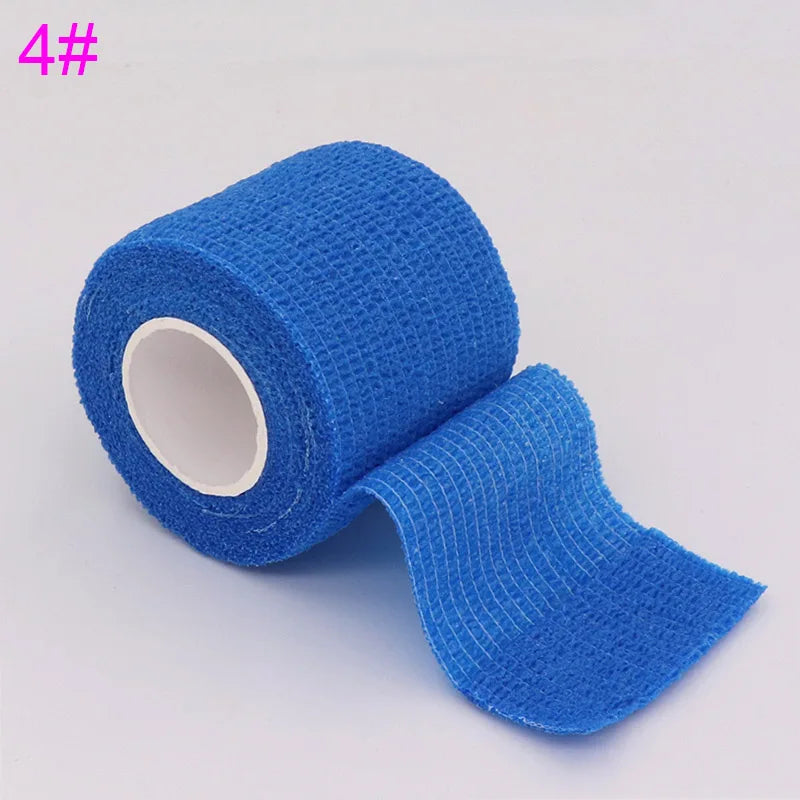 18 Colors Colorful Athletic Wrap Tape Self Adhesive Elastic Bandage Elastoplast Sports Protector Knee Finger Ankle Palm Shoulder