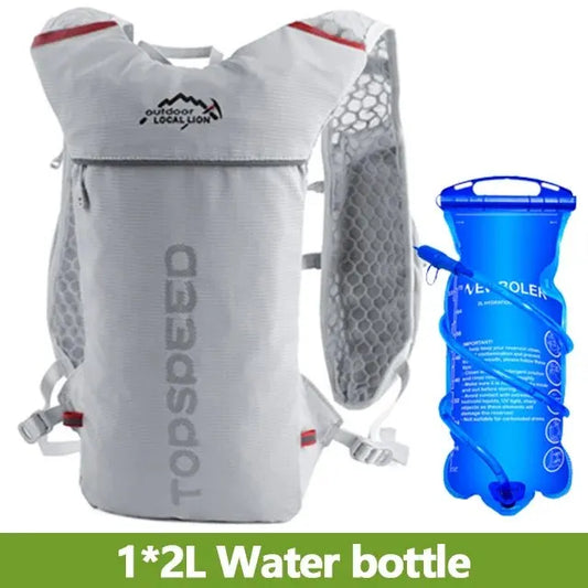 NEWBOLER Trail Running-ultra-light 5L Backpack, Running Hydration Vest, Marathon, Bicycle 2L Water Bag