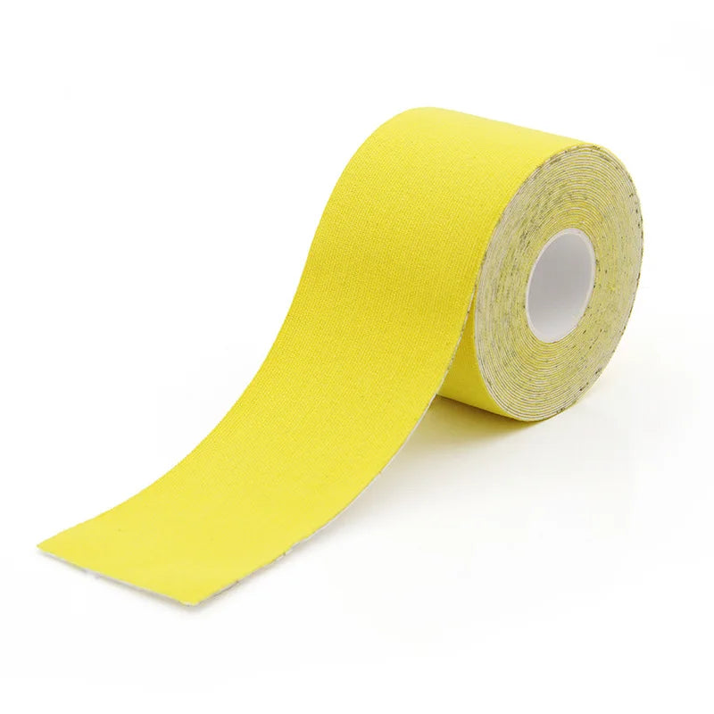 Kinesiology Tape Muscle Bandage Sports Cotton Elastic Adhesive Strain Injury Tape Knee Muscle Pain Relief Stickers