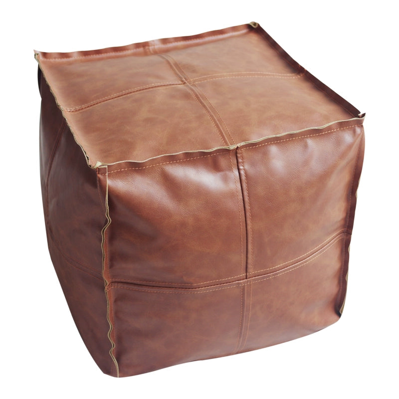 Tatami Square Japanese Style Stool Futon Leather Floor Cushion Leather Stool Shoe Changing Stool For Home Living Room Thickened