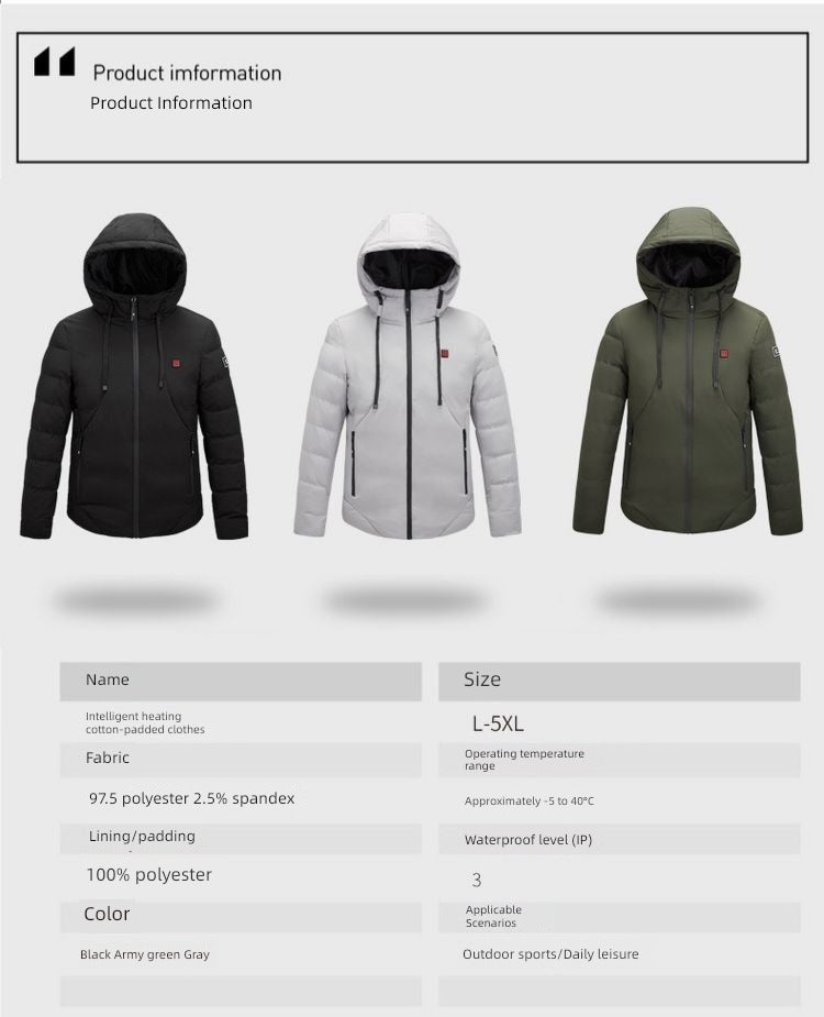 Men's Cotton-Padded down Jacket