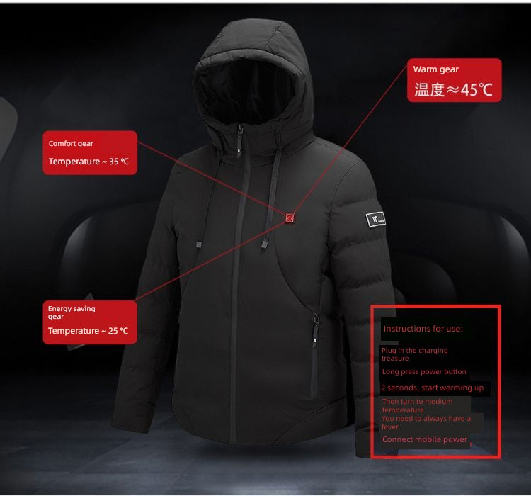 Men's Cotton-Padded down Jacket