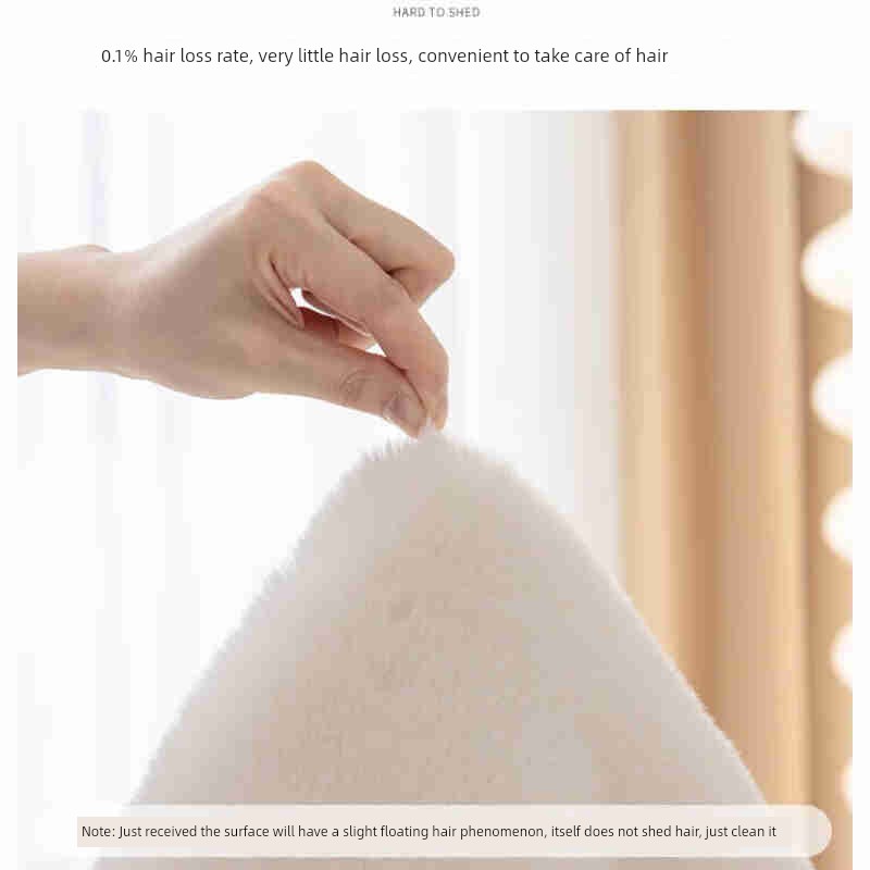 Sofa Cushion Thickened Winter Classy Cat Petting Rabbit Plush Sofa Cover Winter Affordable Luxury Style Stuffed Non-Slip Mat