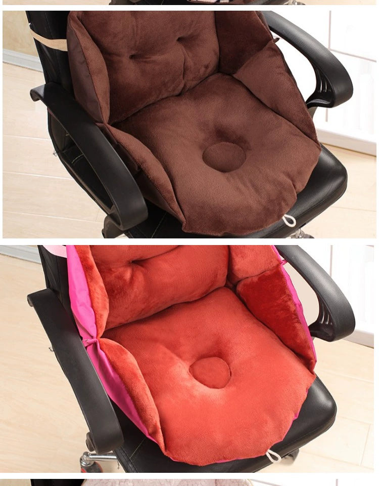 Processed and Exported to Japan Thickened Warm Plush Cushion Office Seat Cushion Cushion Integrated Dining Chair Cushion Winter