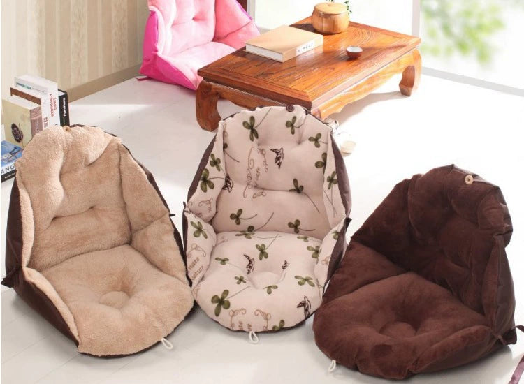 Processed and Exported to Japan Thickened Warm Plush Cushion Office Seat Cushion Cushion Integrated Dining Chair Cushion Winter