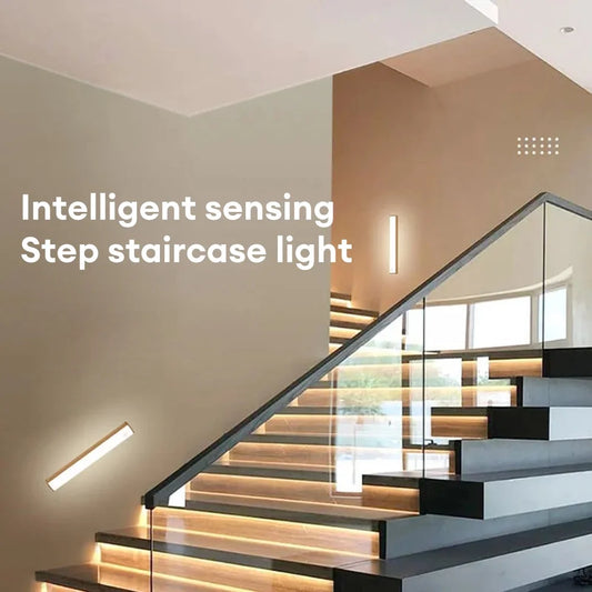 LED Bar Light Motion Sensor Night light Wireless Under Cabinet Lights For Kitchen Closet Cabinet Wardrobe Lighting Cabinet Light