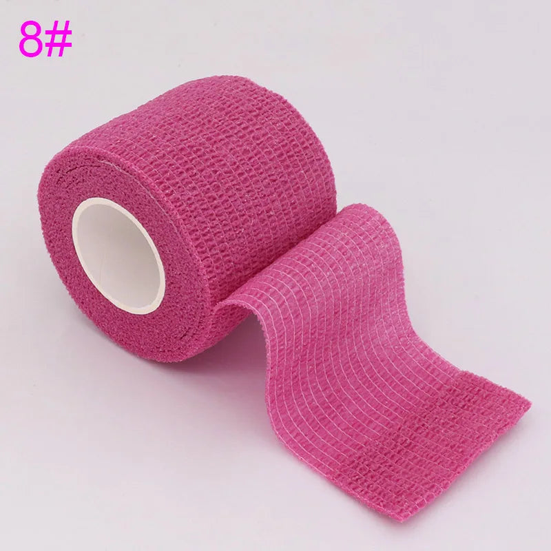 18 Colors Colorful Athletic Wrap Tape Self Adhesive Elastic Bandage Elastoplast Sports Protector Knee Finger Ankle Palm Shoulder