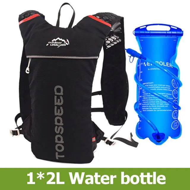 NEWBOLER Trail Running-ultra-light 5L Backpack, Running Hydration Vest, Marathon, Bicycle 2L Water Bag